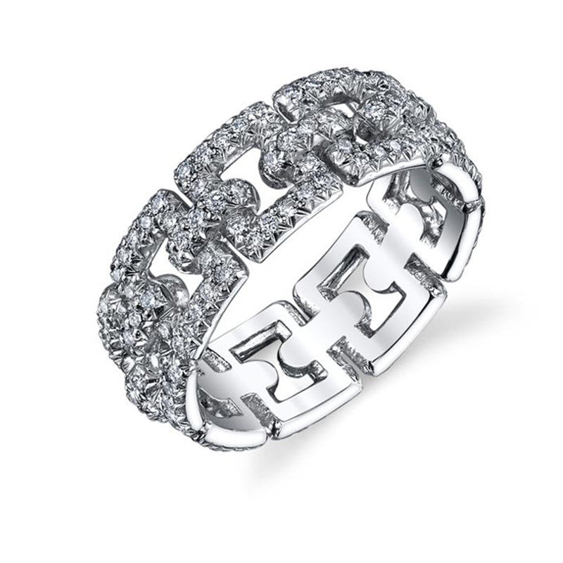 Full Diamond And Micro Inlaid Zircon Ring - Bellarte Enchanté Full Diamond And Micro Inlaid Zircon Ring